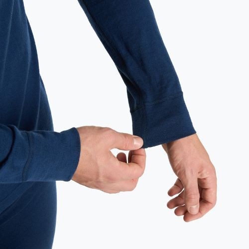 Komplet bielizny termoaktywnej męskiej WOOLCANO Merino 100% SET0540 granatowy