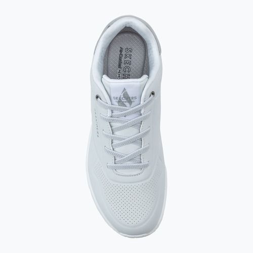 Buty damskie SKECHERS Uno Shimmer Away white/silver