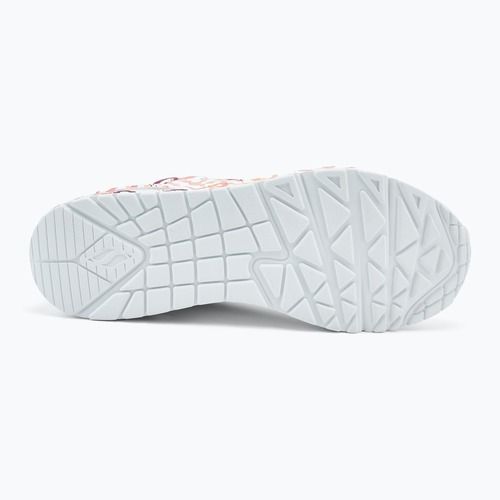 Buty damskie SKECHERS JGoldcrown Uno Spread The Love white/coral