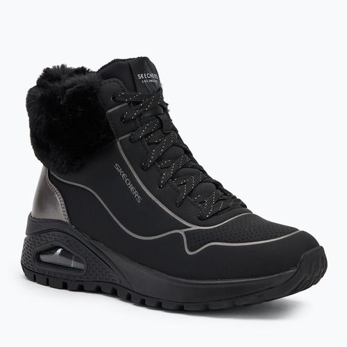 Buty damskie SKECHERS Uno Rugged Fall Shimmer black/metallic