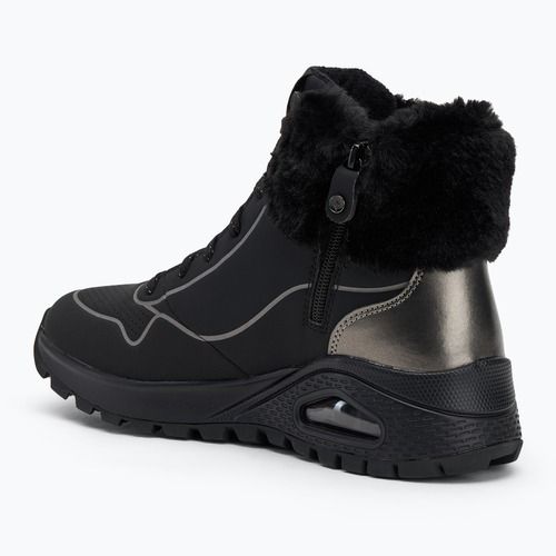 Buty damskie SKECHERS Uno Rugged Fall Shimmer black/metallic