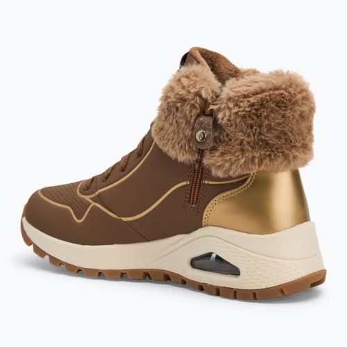 Buty damskie SKECHERS Uno Rugged Fall Shimmer taupe/metallic