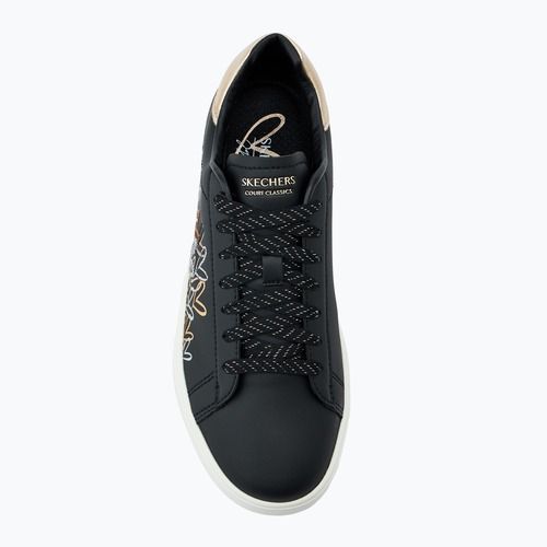 Buty damskie SKECHERS JGoldcrown Eden LX Gleaming Hearts black/mulitcolor