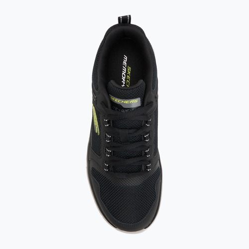 Buty męskie SKECHERS Track Knockhill black/lime