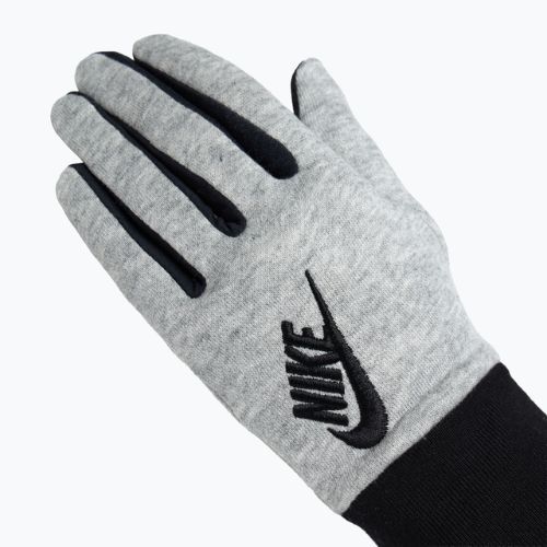 Rękawiczki do biegania damskie Nike Club Fleece grey heather/black/black