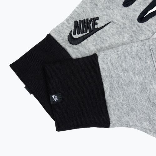 Rękawiczki do biegania damskie Nike Club Fleece grey heather/black/black