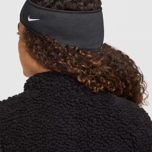 Opaska na głowę damska Nike Phoenix Fleece black/black/white
