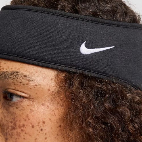 Opaska na głowę damska Nike Phoenix Fleece black/black/white