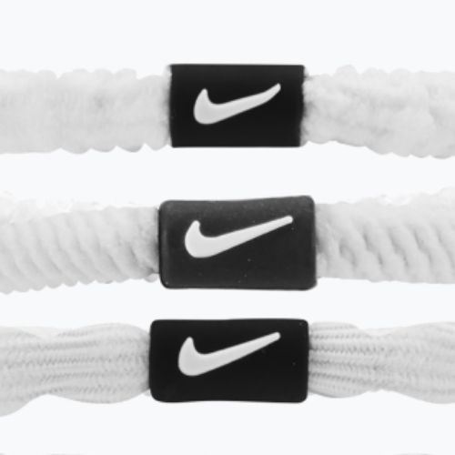 Gumki do włosów Nike Flex Hair Tie 6 szt. white/black/white