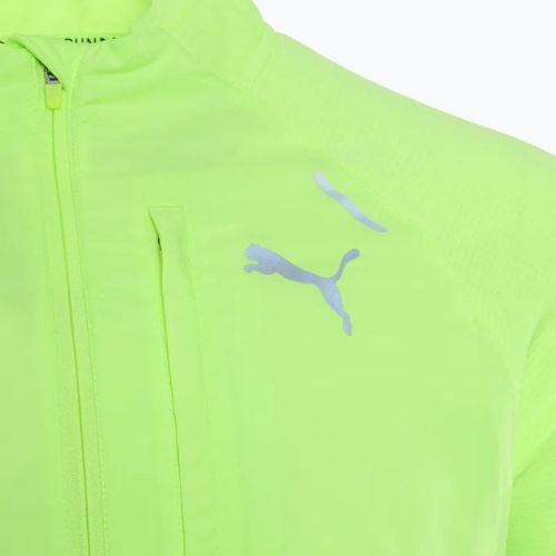 Kurtka do biegania damska PUMA Run Gridfleece fizzy apple