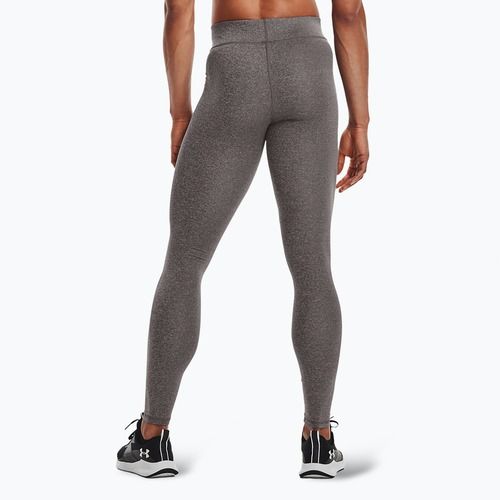 Legginsy treningowe damskie Under Armour ColdGear Authentics charcoal light heather/black