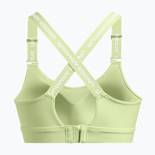 Biustonosz treningowy Under Armour Infinity High 2.0 retro green/white