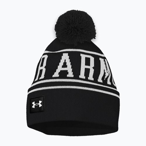 Czapka zimowa męska Under Armour Halftime Pom Beanie black/white/white