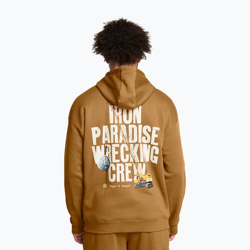 Bluza męska Under Armour Project Rock Icon Fleece Hoodie yellow ochre/silt