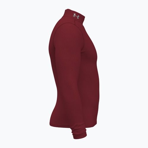 Longsleeve męski Under Armour Elite Mock CG cardinal/metallic silver