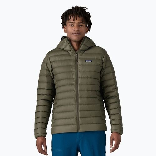 Kurtka puchowa męska Patagonia Down Sweater Hoody pine needle green