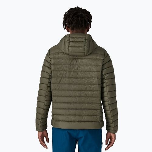 Kurtka puchowa męska Patagonia Down Sweater Hoody pine needle green