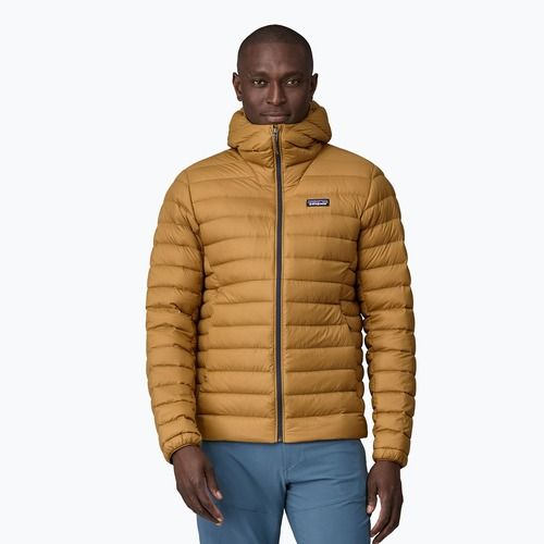 Kurtka puchowa męska Patagonia Down Sweater Hoody rapotor brown