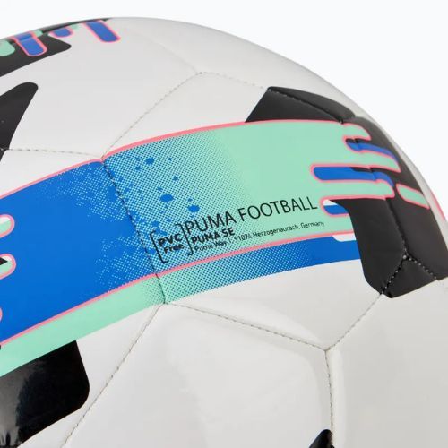 Piłka do piłki nożnej PUMA Orbita 6 MS puma white/bluemazing/electric peppermint rozmiar 5