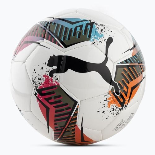 Piłka do piłki nożnej PUMA Futsal 2 MS puma white/garnet rose/dusty aqua rozmiar 3