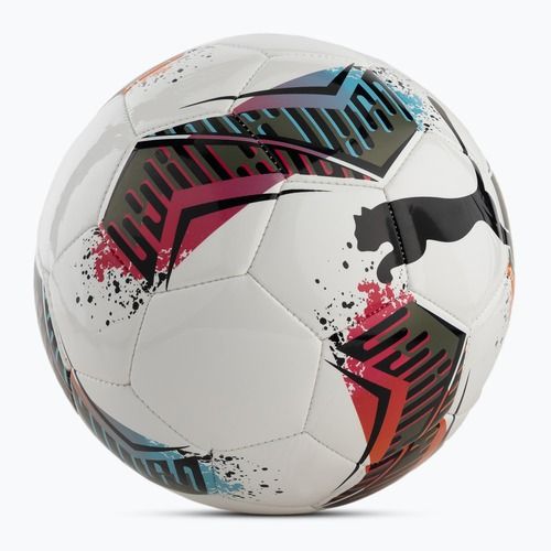 Piłka do piłki nożnej PUMA Futsal 2 MS puma white/garnet rose/dusty aqua rozmiar 4
