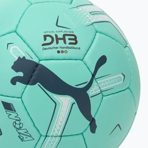 Piłka do piłki ręcznej PUMA Nova Match electric peppermint/grey skies/puma white rozmiar 3