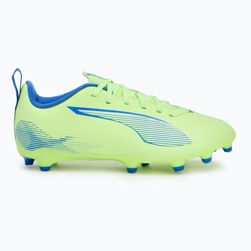 Buty piłkarskie dziecięce PUMA Ultra 5 Play FG/AG Jr fizzy apple/puma white