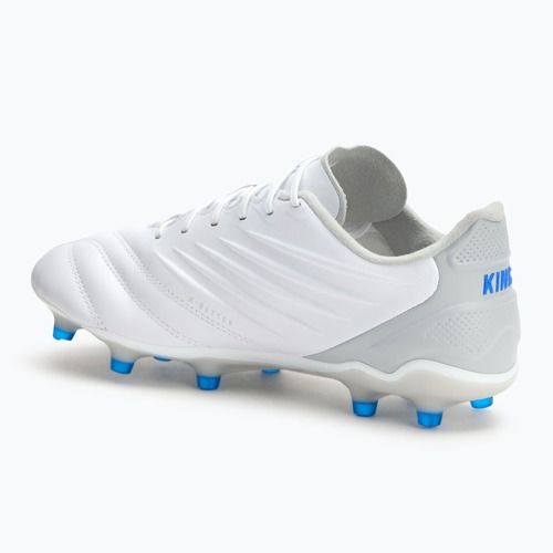 Buty piłkarskie męskie PUMA King Pro FG/AG puma white/bluemazing/flat light grey/sunset glow