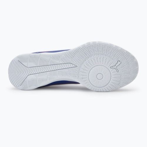 Buty piłkarskie dziecięce PUMA Ultra 5 Play IT Jr lapis lazuli/puma white/sunset gloe