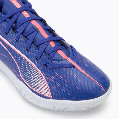 Buty piłkarskie dziecięce PUMA Ultra 5 Play IT Jr lapis lazuli/puma white/sunset gloe