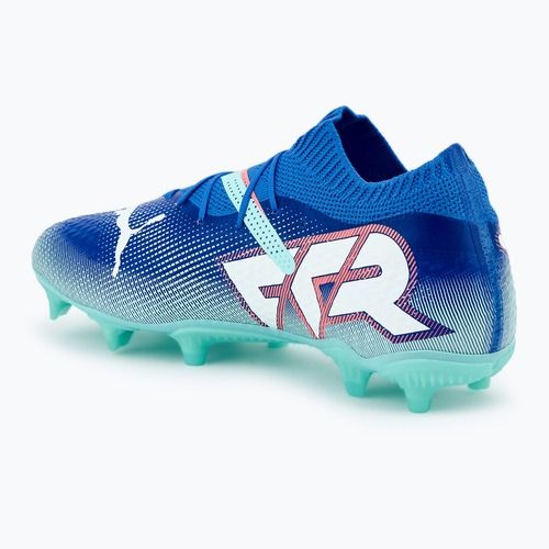 Buty piłkarskie męskie PUMA Future 7 Pro FG/AG bluemazing/puma white/electric peppermint