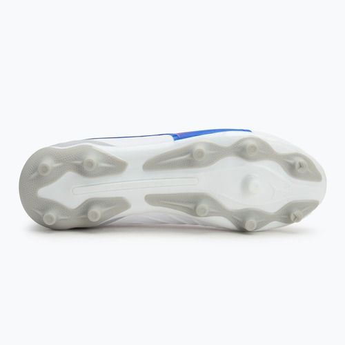 Buty piłkarskie dziecięce PUMA King Match FG/AG Jr puma white/bluemazing/flat light grey/sunset glow