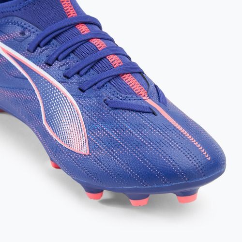Buty piłkarskie dziecięce PUMA Ultra 5 Match FG/AG Jr lapis lazuli/puma white/sunset glow
