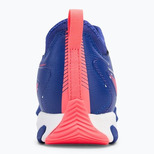 Buty piłkarskie dziecięce PUMA Ultra 5 Match It + Mid Jr lapis lazuli/puma white/sunset glow