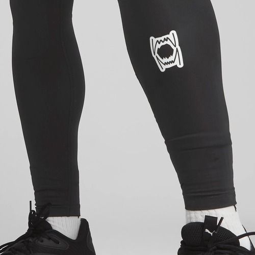 Legginsy koszykarskie męskie PUMA Hoops Team Full Baselayer puma black