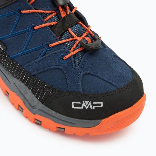 Buty trekkingowe dziecięce CMP Rigel Low Wp b.blue/arancio