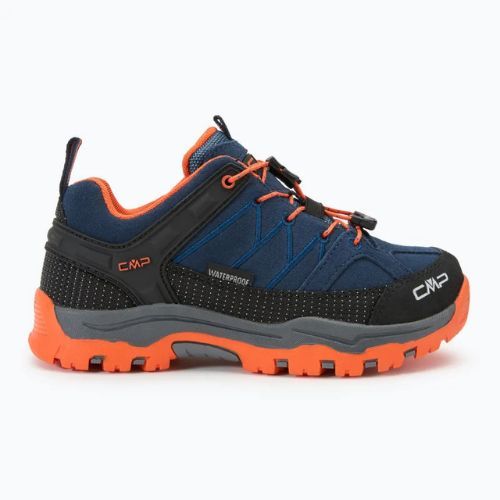 Buty trekkingowe dziecięce CMP Rigel Low Wp b.blue/arancio