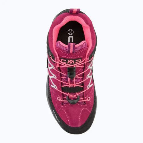 Buty trekkingowe dziecięce CMP Rigel Low Wp berry/pink fluo
