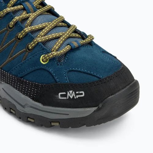 Buty trekkingowe juniorskie CMP Rigel Low Wp blue ink/yellow
