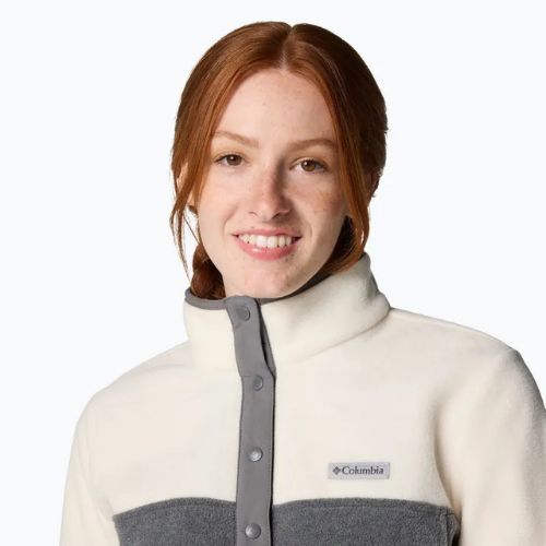 Bluza damska Columbia Benton Springs 1/2 Snap city grey heather/chelk