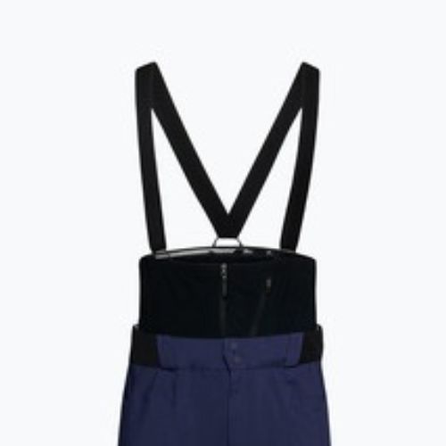 Spodnie skiturowe męskie La Sportiva Chaser Evo Shell Bib deep sea/ cherry tomato