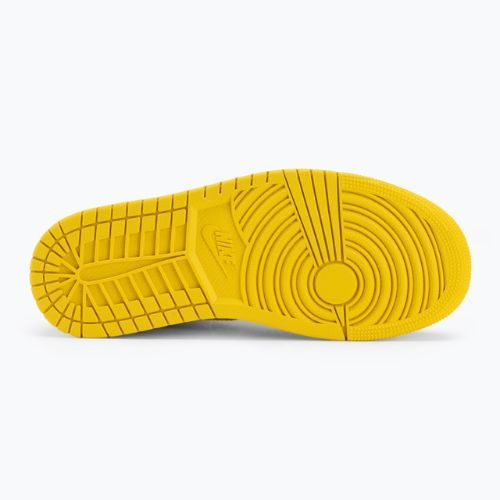 Buty damskie Nike Air Jordan 1 Mid white/black/vivid sulfur