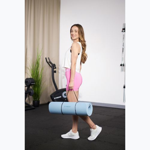 Mata fitness TREXO comfort 10 mm TXO-B4Z003-BL niebieski