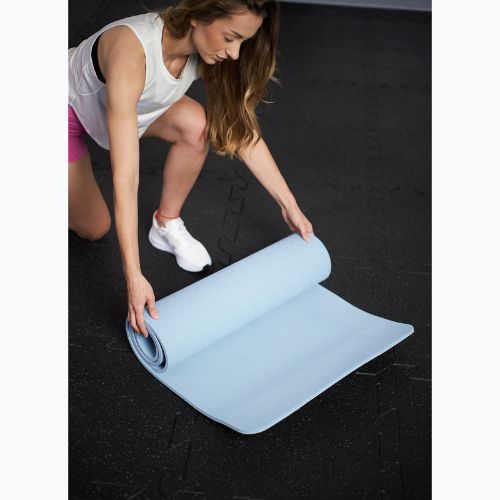 Mata fitness TREXO comfort 10 mm TXO-B4Z003-BL niebieski