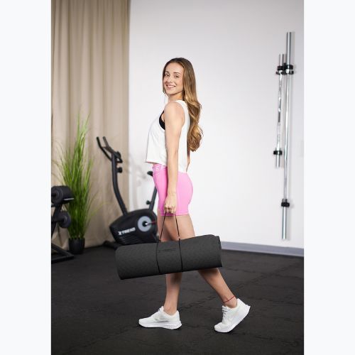 Mata fitness TREXO comfort 10 mm TXO-B4Z003-BL grafitowy