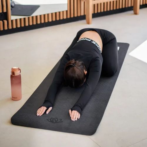Mata fitness TREXO comfort 10 mm TXO-B4Z003-BL grafitowy