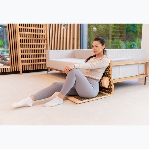 Mata do akupresury XTREXO duża z poduszką TXO-B4Z005-BZ brązowy