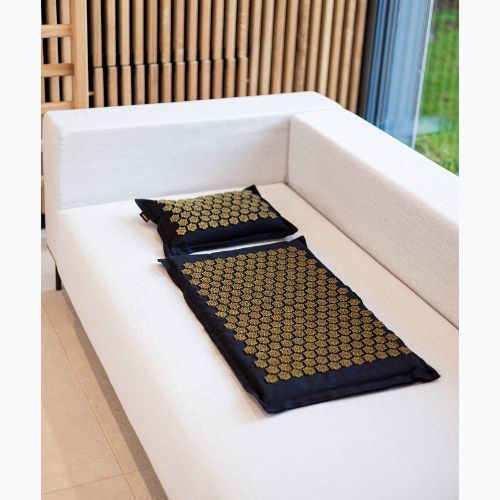 Mata do akupresury XTREXO ECO z poduszką TXO-B4Z006-BK czarny