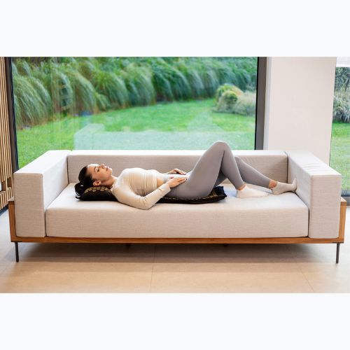 Mata do akupresury XTREXO ECO z poduszką TXO-B4Z006-BK czarny