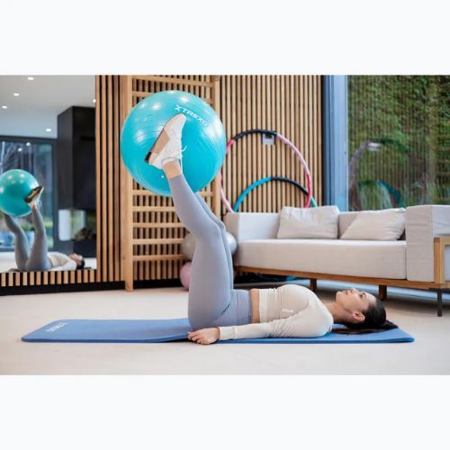 Piłka gimnastyczna XTREXO TXO-B4Z007-GN 55 cm turkusowy